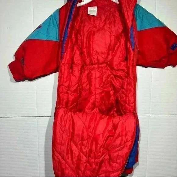 VTG 80s Happy Kids Full Body Snow Suit Size 12 Months - Picture 2 of 9